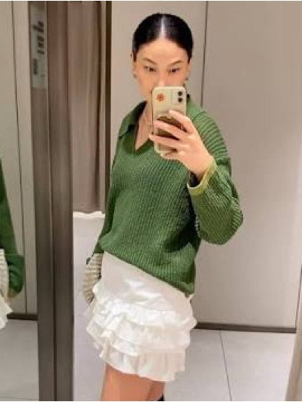 ZARA Ruffled Skort - Picture 6 of 7